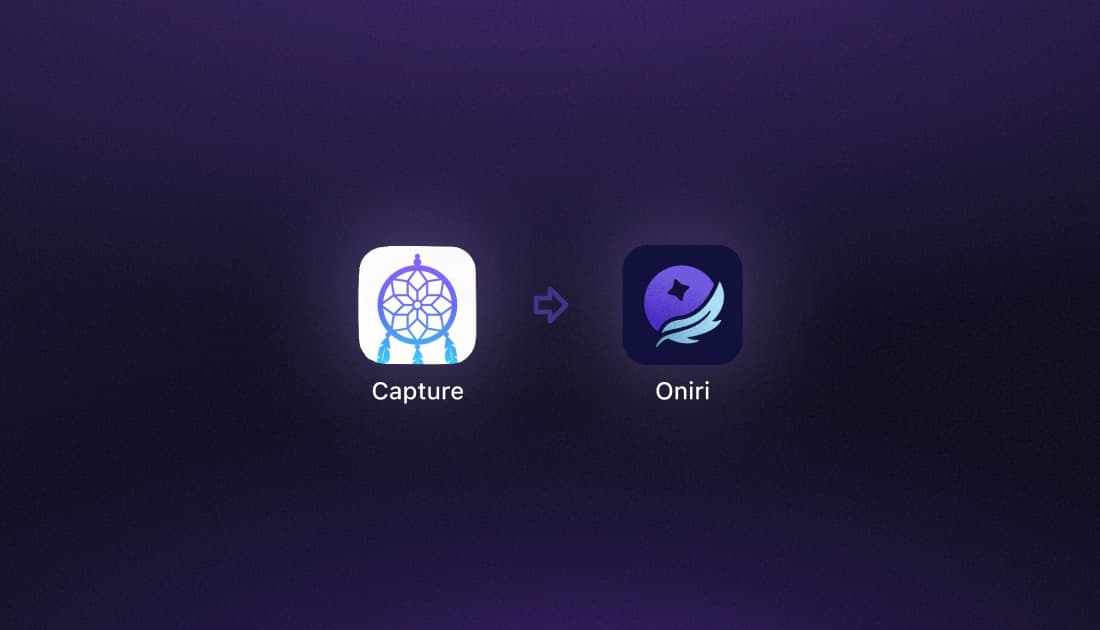 Capture Becomes Oniri
