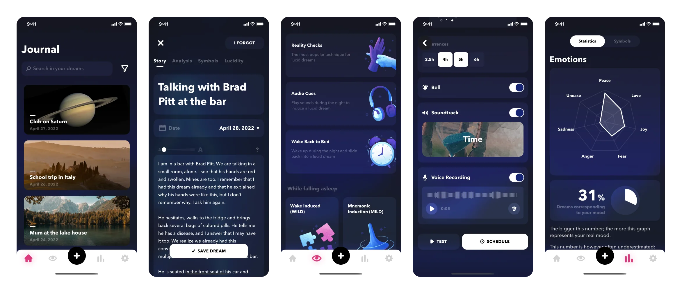 Oniri - Dream app for Dream Journal & Lucid Dreaming