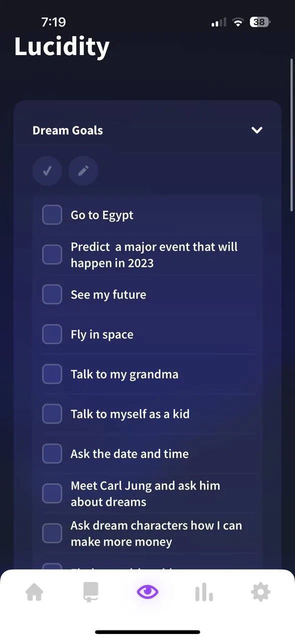 Dream Goal - Oniri App