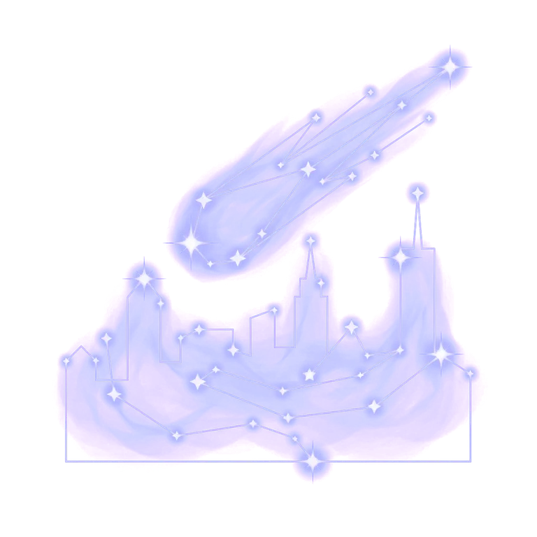 A constellation drawing of the apocalypse