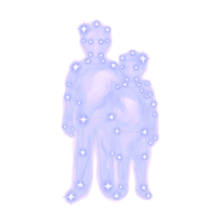 A constellation drawing of your brother