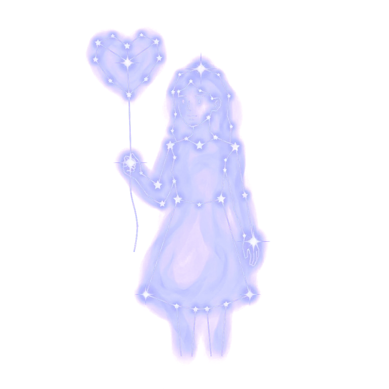 A constellation drawing of your girlfriend