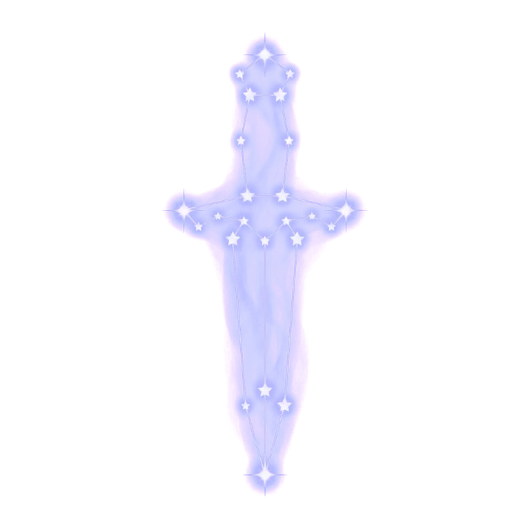 A constellation drawing of killing someone