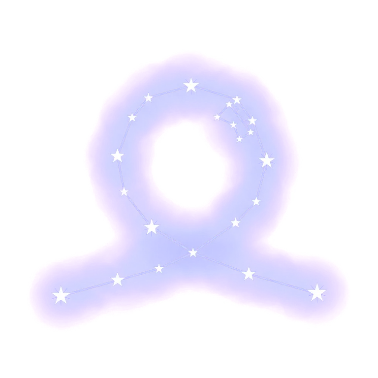 A constellation drawing of a roller coaster