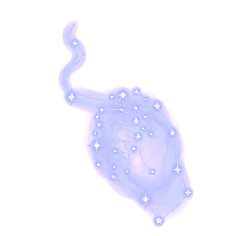 A constellation drawing of smoking