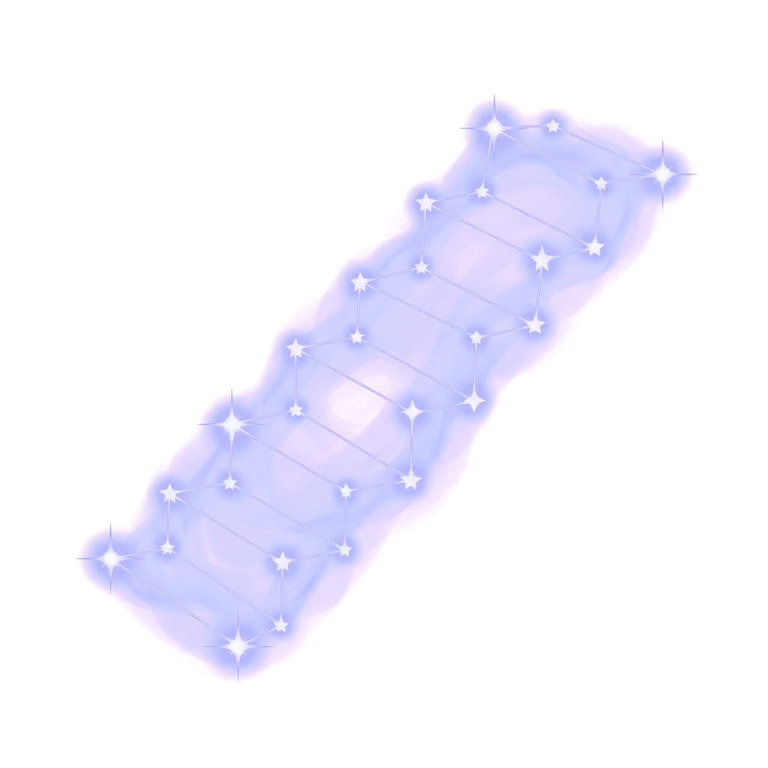 A constellation drawing of stairs