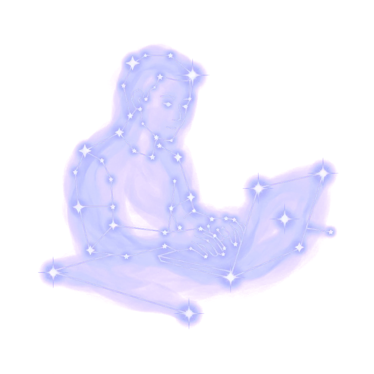 A constellation drawing of working